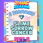 SLIME SORROW CANCER - 2⭐ Set 5 - Carnival Tycoon Sticker