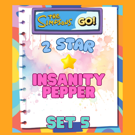 INSANITY PEPPER - 2🌟 Set 5 - Monopoly Go Sticker