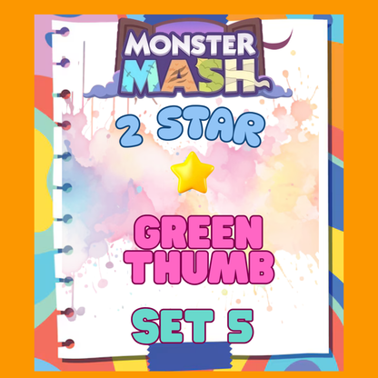 GREEN THUMB - 2🌟 Set 5 - Monopoly Go Sticker
