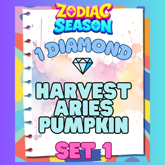 HARVEST ARIES PUMPKIN - 1⭐ Set 1 - Carnival Tycoon Sticker