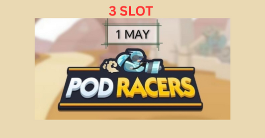 3x Slot RACER EVENT 1 MAY