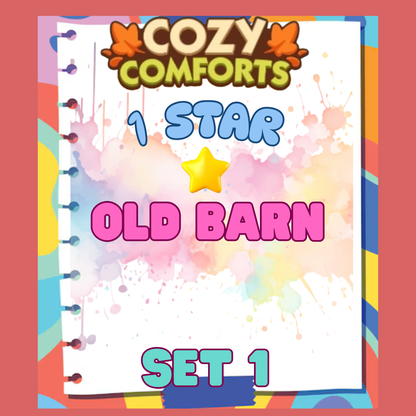 OLD BARN - 1🌟 Set 1 - Monopoly Go Sticker