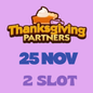 2x Slot Partner Event  ✓ 2 Slot ✓ Full Carry – 80000 Points ✓ Up to 24-48hour delivery time ✓ Make sure you have a slot available before purchase