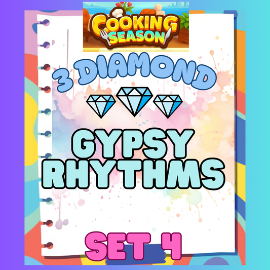 GYPSY RHYTHMS - 3⭐ Set 4 - Carnival Tycoon Sticker