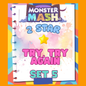 TRY, TRY AGAIN - 2🌟 Set 5 - Monopoly Go Sticker