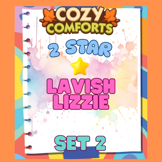 LAVISH LIZZIE - 2🌟 Set 2 - Monopoly Go Sticker
