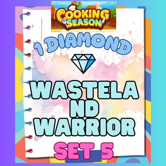 WASTELAND WARRIOR - 1⭐ Set 5 - Carnival Tycoon Sticker