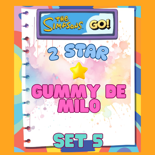GUMMY DE MILO - 2🌟 Set 5 - Monopoly Go Sticker