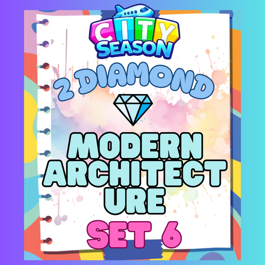 MODERN ARCHITECTURE - 2⭐ Set 6 - Carnival Tycoon Sticker