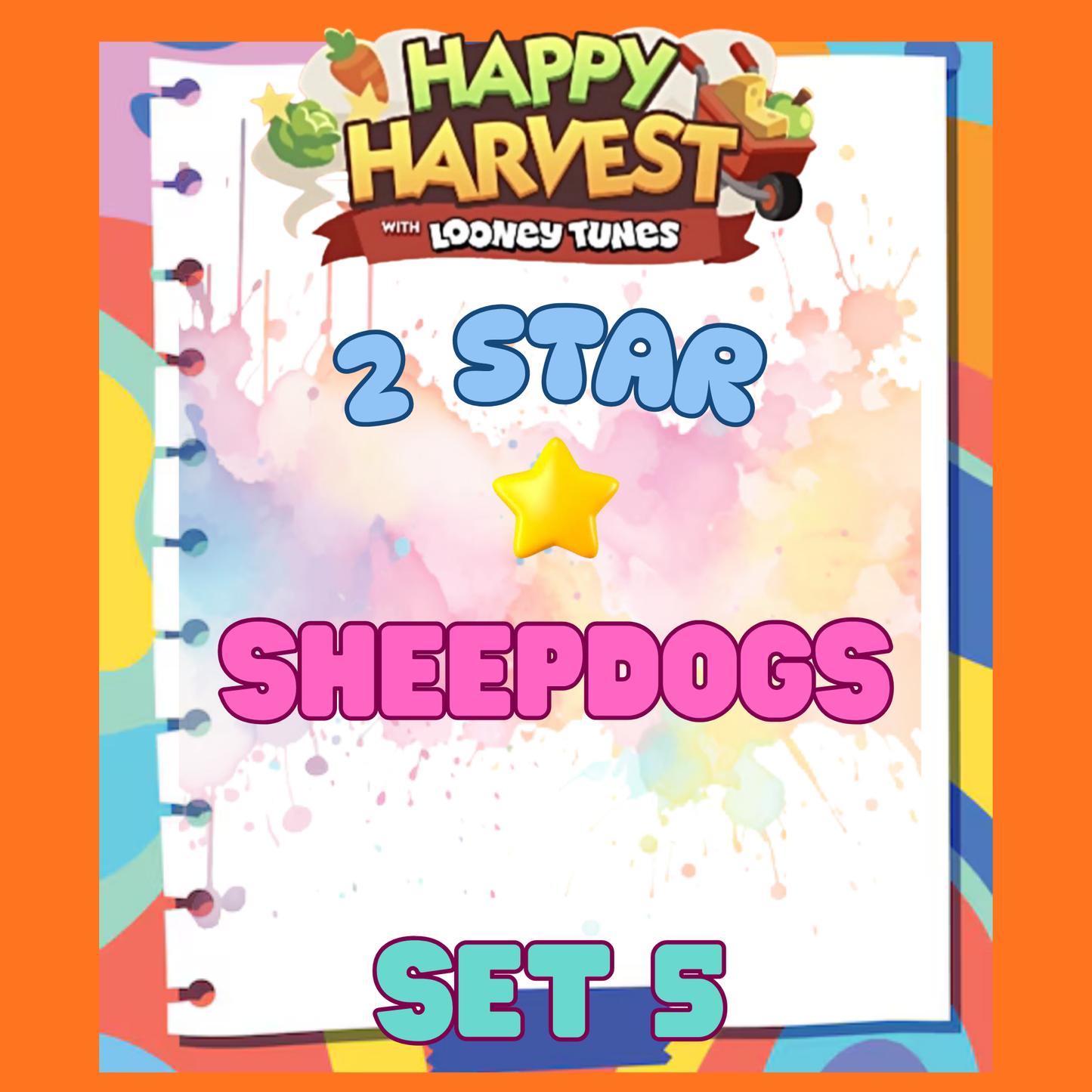 SHEEPDOGS - 2🌟 Set 5 - Monopoly Go Sticker