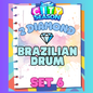 BRAZILIAN DRUM - 2⭐ Set 6 - Carnival Tycoon Sticker