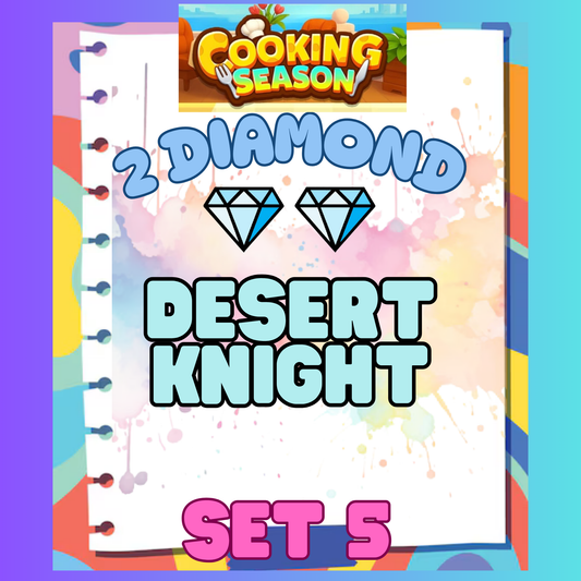 DESERT KNIGHT - 2⭐ Set 5 - Carnival Tycoon Sticker