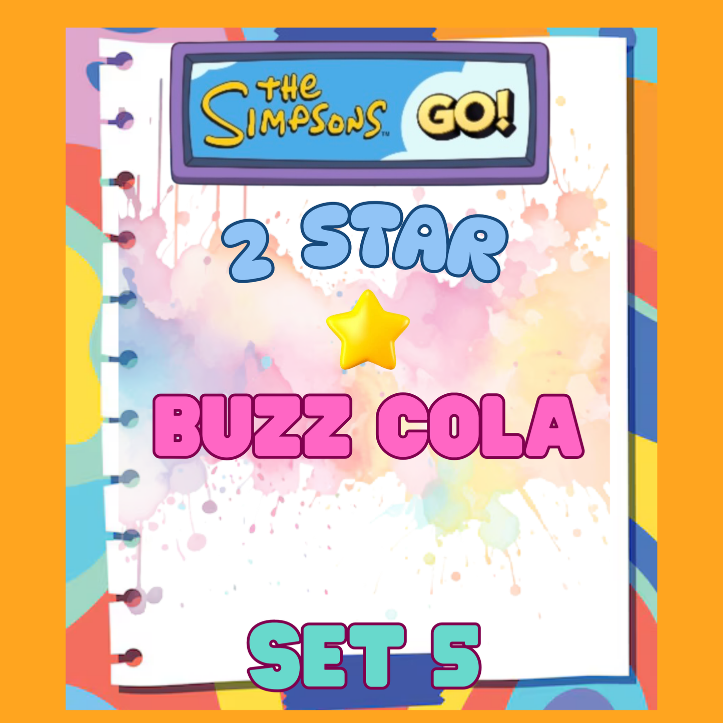 BUZZ COLA - 2🌟 Set 5 - Monopoly Go Sticker