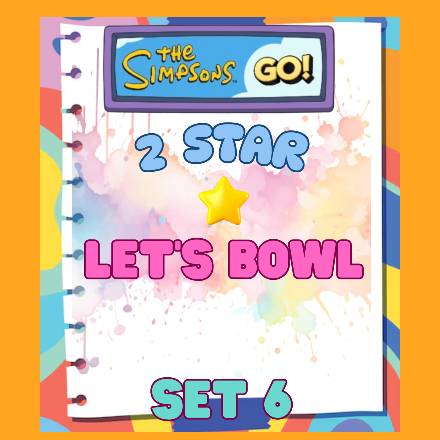 LET'S BOWL - 2🌟 Set 6 - Monopoly Go Sticker