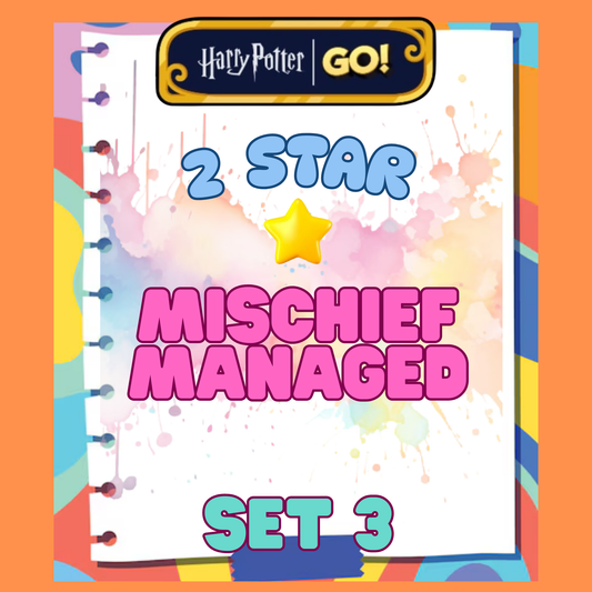 MISCHIEF MANAGED - 2🌟 Set 3 - Monopoly Go Sticker