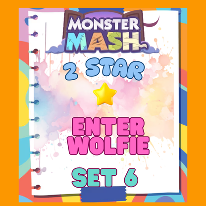 ENTER WOLFIE - 2🌟 Set 6 - Monopoly Go Sticker