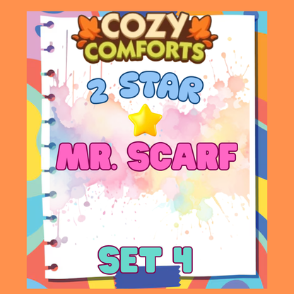 MR. SCARF - 2🌟 Set 4 - Monopoly Go Sticker
