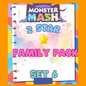 FAMILY PACK - 2🌟 Set 6 - Monopoly Go Sticker