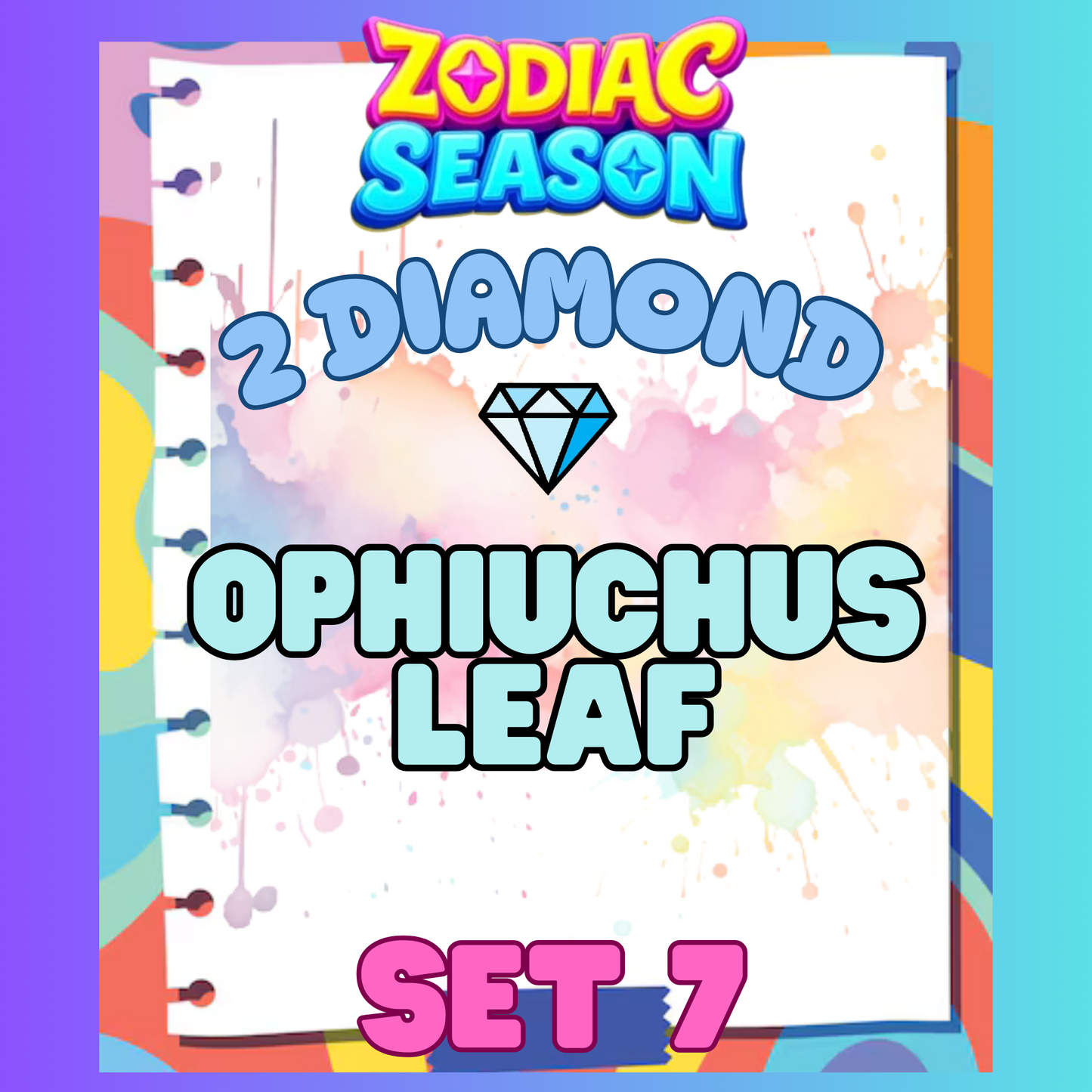 OPHIUCHUS LEAF - 2⭐ Set 7 - Carnival Tycoon Sticker