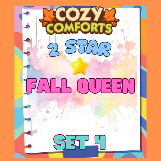 FALL QUEEN - 2🌟 Set 4 - Monopoly Go Sticker