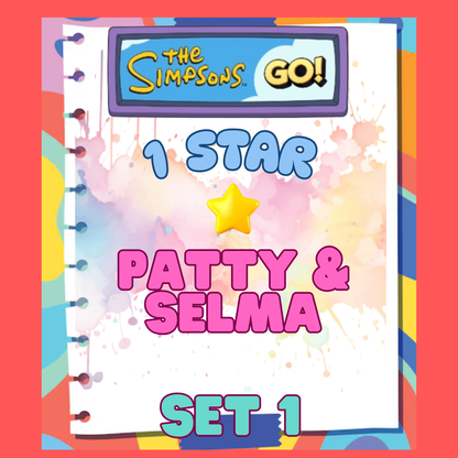PATTY & SELMA - 1🌟 Set 1 - Monopoly Go Sticker