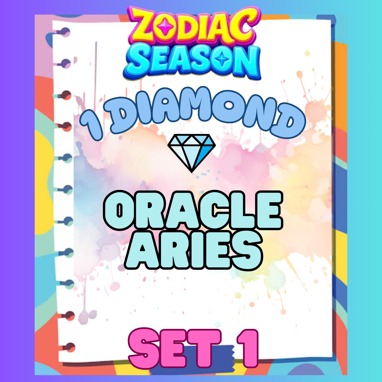 ORACLE ARIES - 1⭐ Set 1 - Carnival Tycoon Sticker