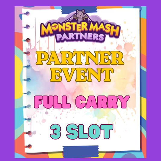 3x Slot Partners  Event ✓ 3 Slot ✓ Full Carry – 80000 Points ✓ Up to 24-48hour delivery time ✓ Make sure you have a slot available before purchase