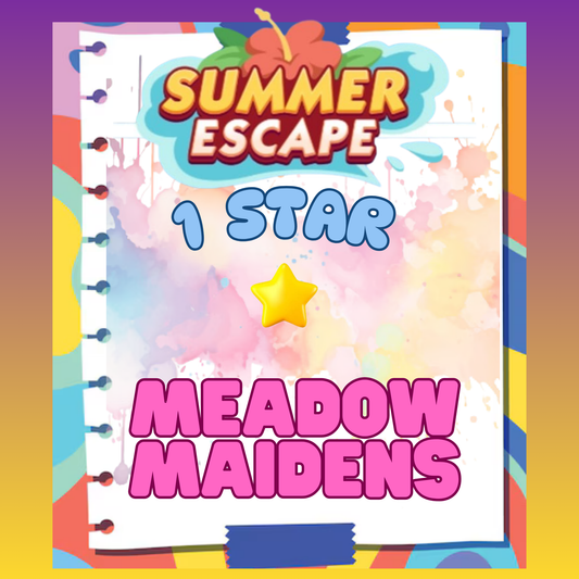 MEADOW MAIDENS - 1🌟 Set 1 - Monopoly Go Sticker
