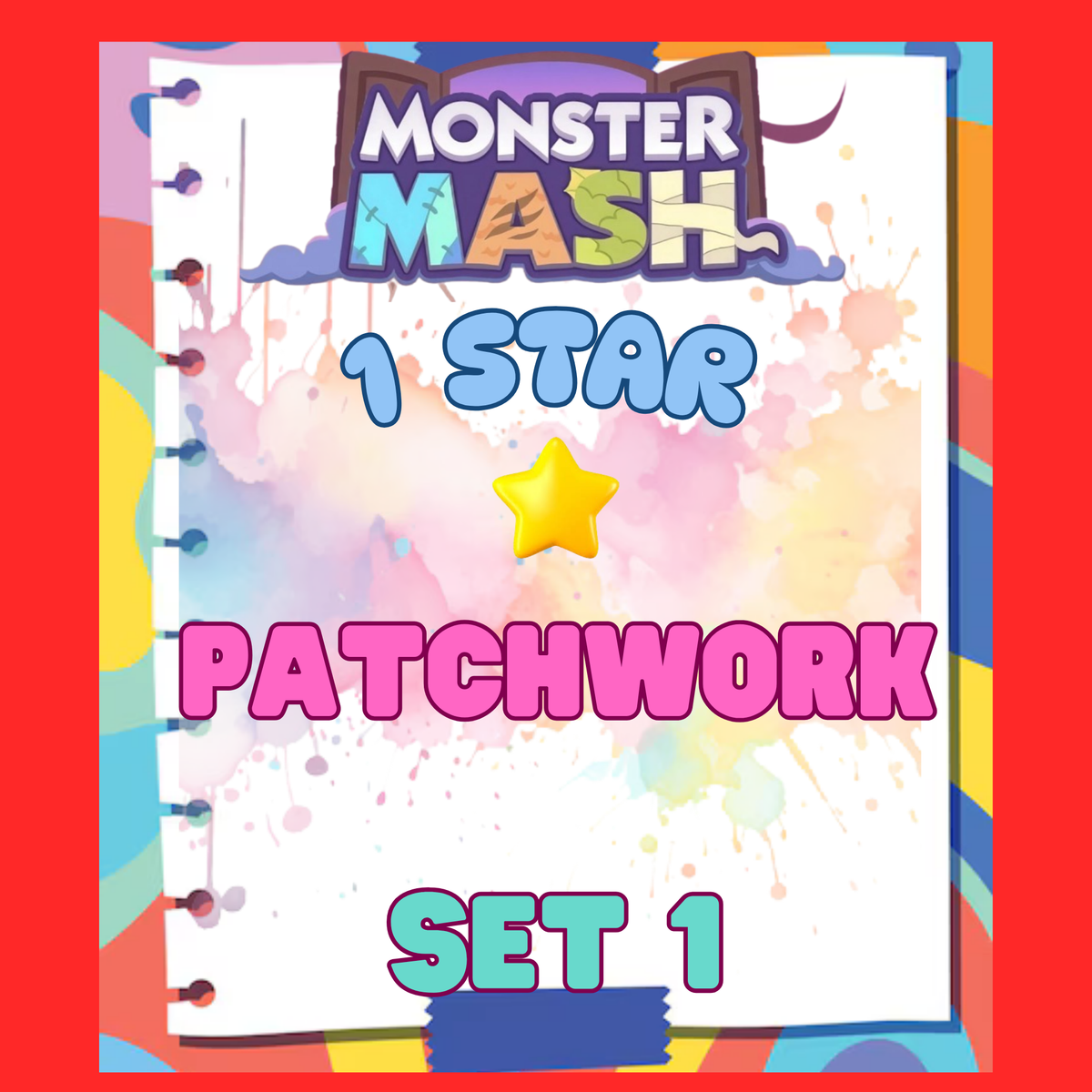 PATCHWORK - 1🌟 Set 1 - Monopoly Go Sticker