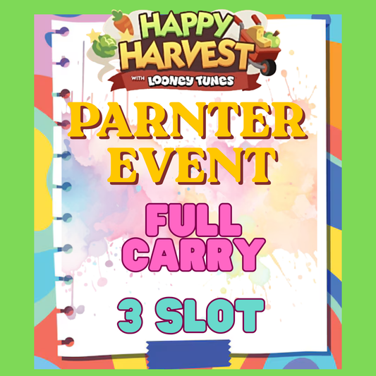 3x Slot Partners  Event ✓ 3 Slot ✓ Full Carry – 80000 Points ✓ Up to 24-48hour delivery time ✓ Make sure you have a slot available before purchase