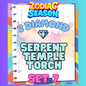 SERPENT TEMPLE TORCH - 2⭐ Set 7 - Carnival Tycoon Sticker