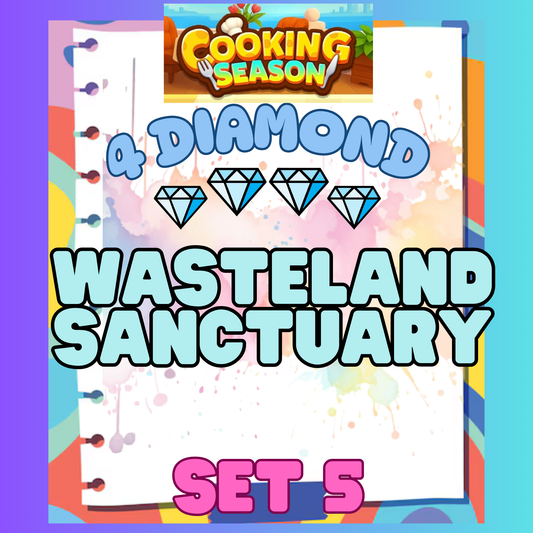 WASTELAND SANCTUARY - 4⭐ Set 5 - Carnival Tycoon Sticker