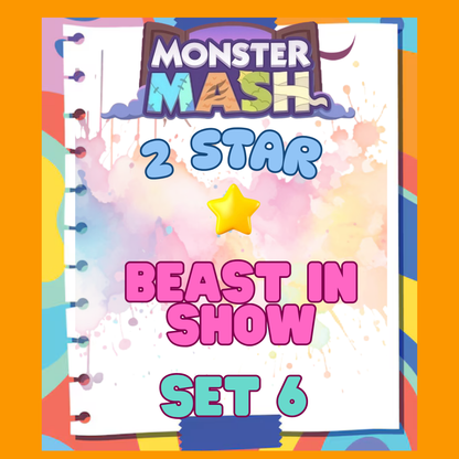BEAST IN SHOW - 2🌟 Set 6 - Monopoly Go Sticker