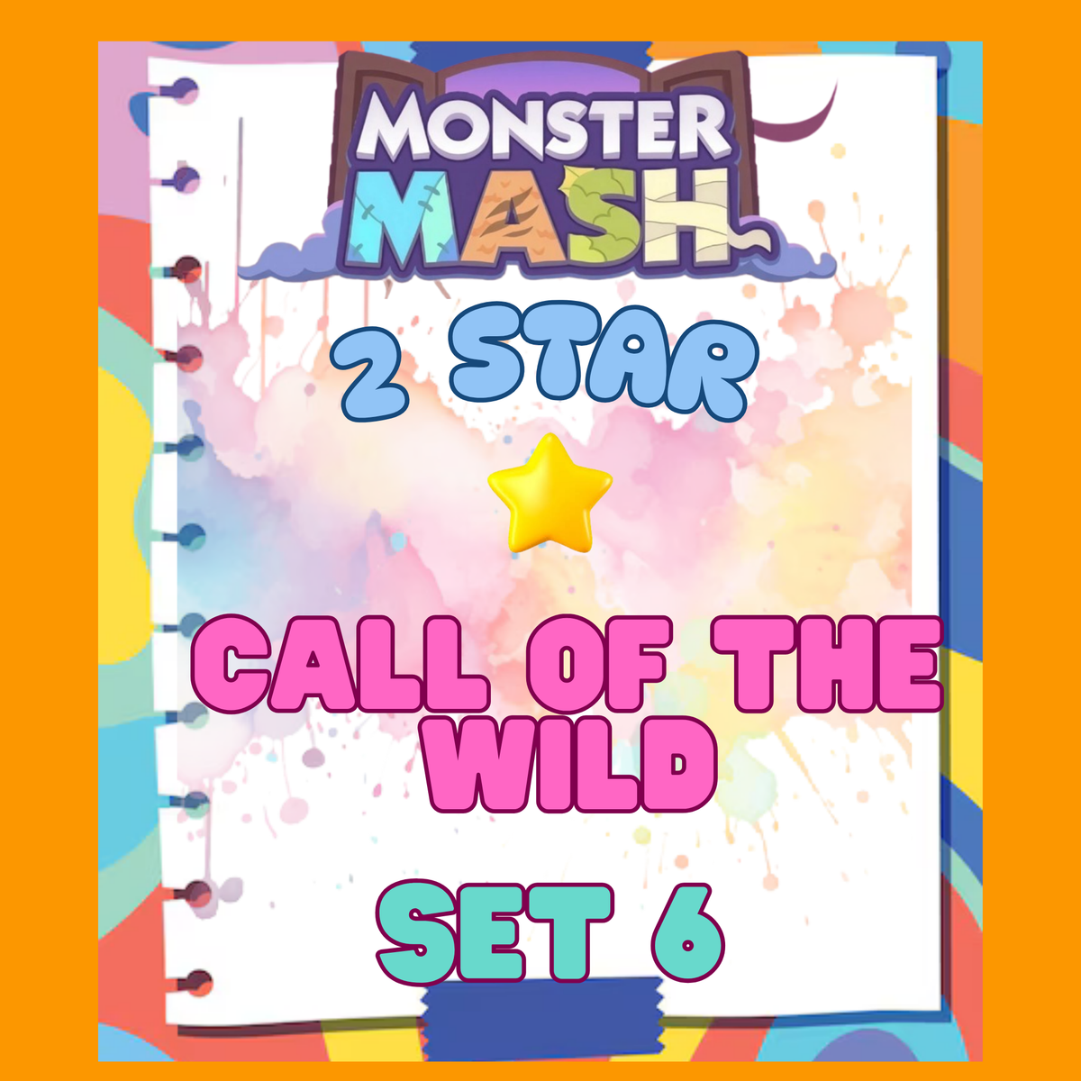CALL OF THE WILD - 2🌟 Set 6 - Monopoly Go Sticker