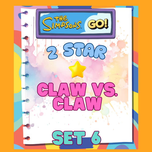 CLAW VS. CLAW - 2🌟 Set 6 - Monopoly Go Sticker