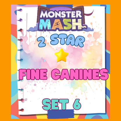 FINE CANINES - 2🌟 Set 6 - Monopoly Go Sticker
