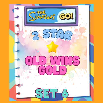 OLD WINS GOLD - 2🌟 Set 6 - Monopoly Go Sticker