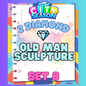OLD MAN SCULPTURE - 2⭐ Set 8 - Carnival Tycoon Sticker