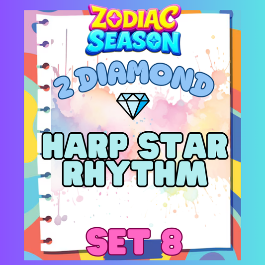 HARP STAR RHYTHM - 2⭐ Set 8 - Carnival Tycoon Sticker