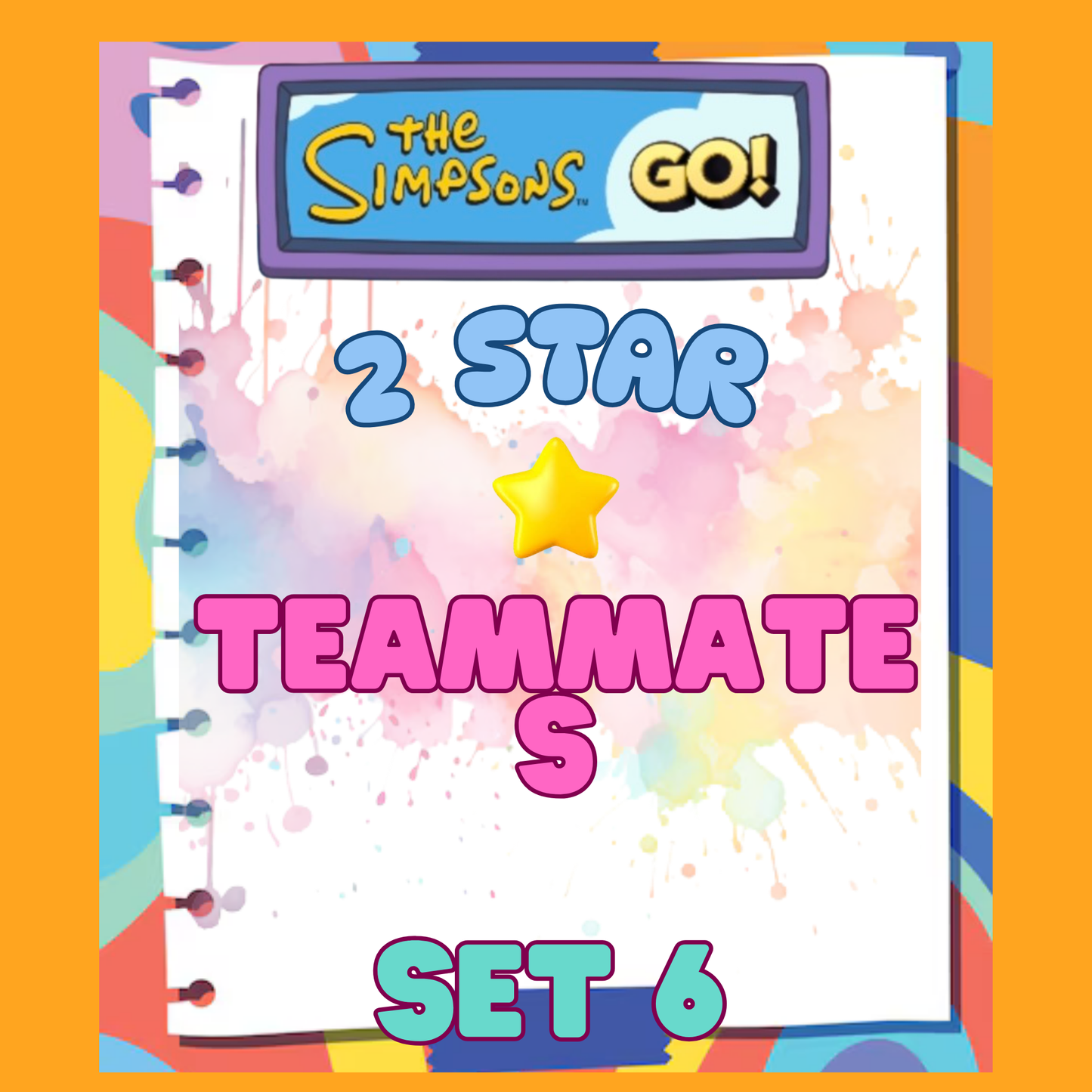 TEAMMATES - 2🌟 Set 6 - Monopoly Go Sticker