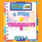 TEAMMATES - 2🌟 Set 6 - Monopoly Go Sticker