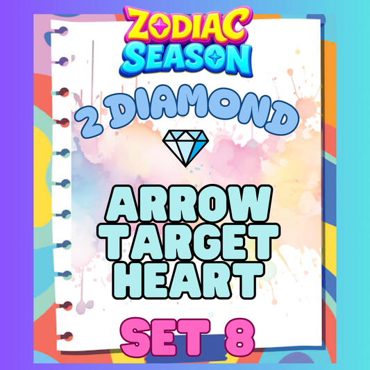 ARROW TARGET HEART - 2⭐ Set 8 - Carnival Tycoon Sticker