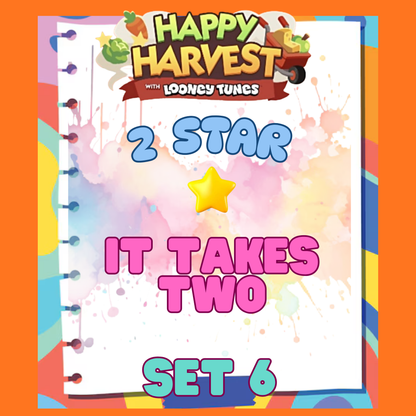 IT TAKES TWO - 2🌟 Set 6 - Monopoly Go Sticker