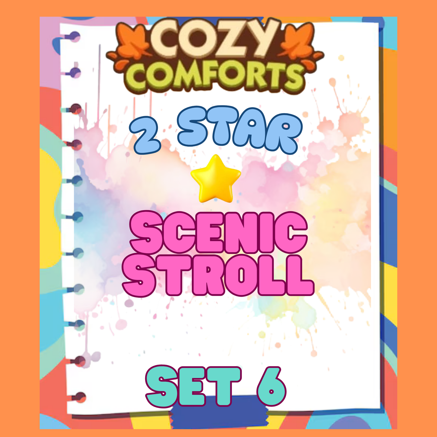 SCENIC STROLL - 2🌟 Set 6 - Monopoly Go Sticker