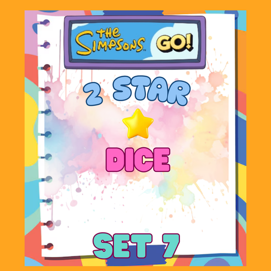 DICE - 2🌟 Set 7 - Monopoly Go Sticker