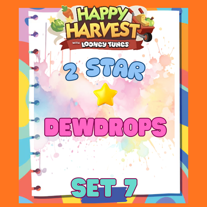 DEWDROPS - 2🌟 Set 7 - Monopoly Go Sticker