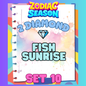 FISH SUNRISE - 2⭐ Set 10 - Carnival Tycoon Sticker