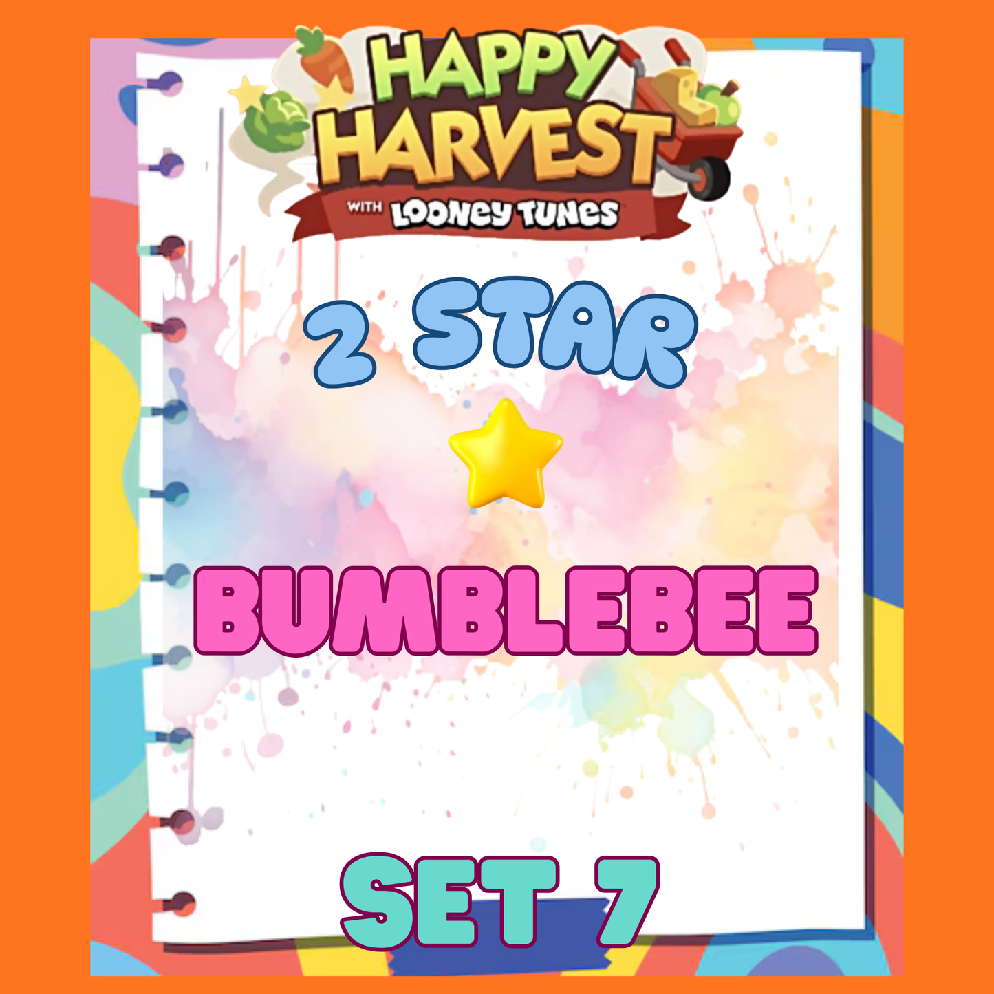 BUMBLEBEE - 2🌟 Set 7 - Monopoly Go Sticker