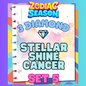 STELLAR SHINE CANCER - 3⭐ Set 5 - Carnival Tycoon Sticker