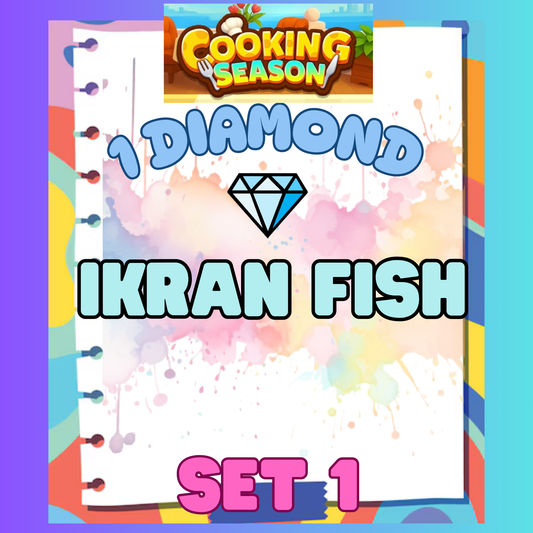 IKRAN FISH - 1⭐ Set 1 - Carnival Tycoon Sticker